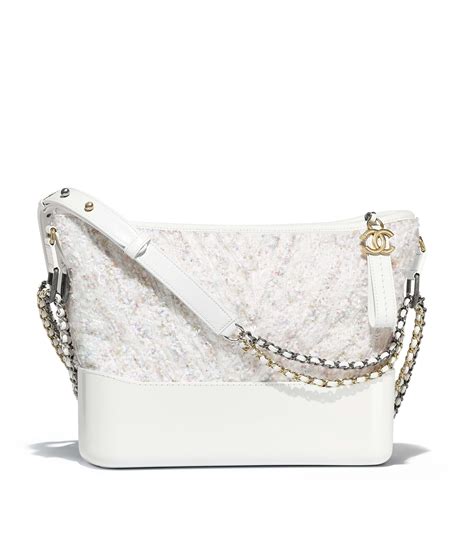 white chanel hobo bag|chanel gabrielle large hobo bag.